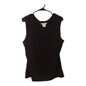 Misook Black Sleeveless Tank Top